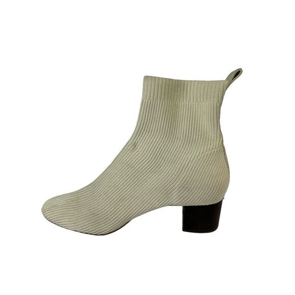 Everlane The Glove Boot Women Size 11 Ribbed Knit Ankle Boots Bone - Picture 7 of 12
